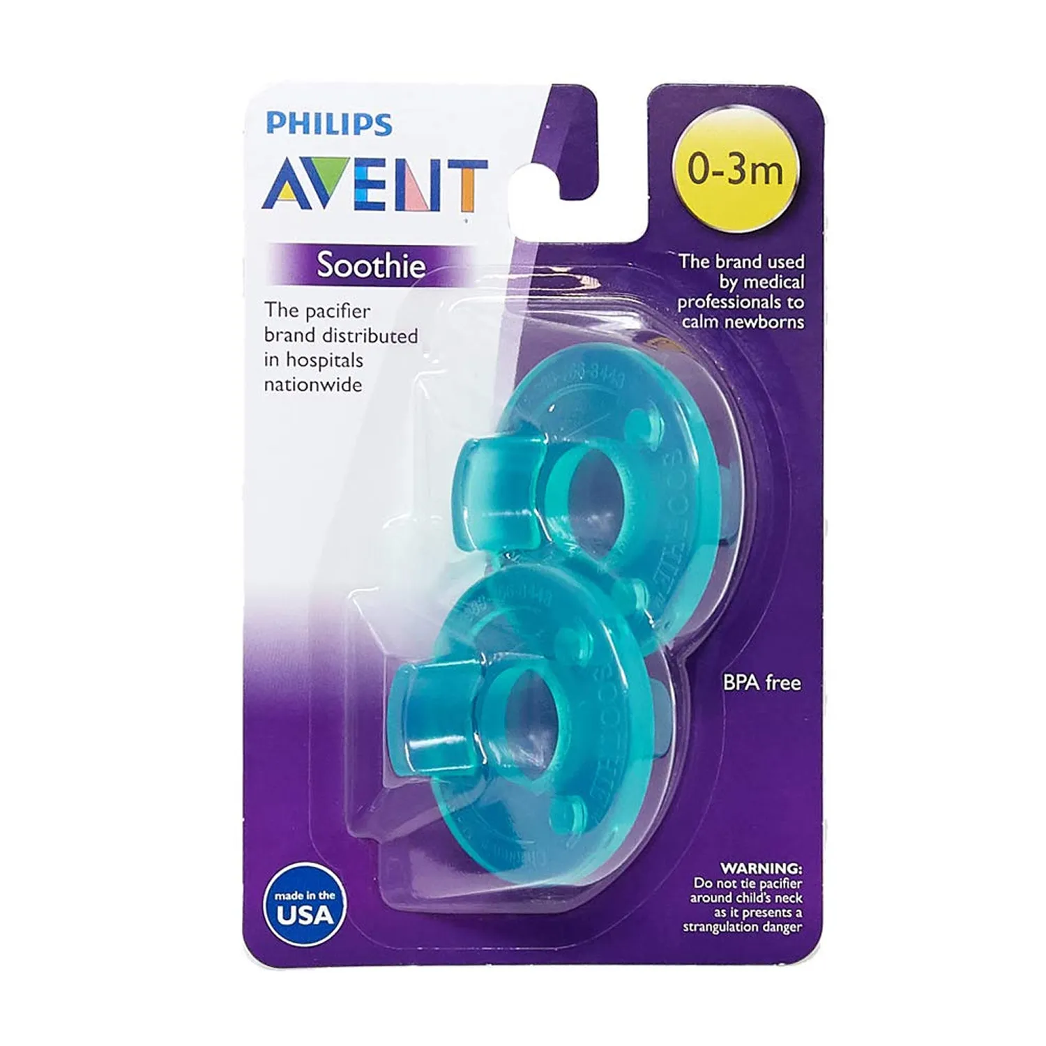 Philips Avent Soothie Pacifiers (Hospital Preferred)